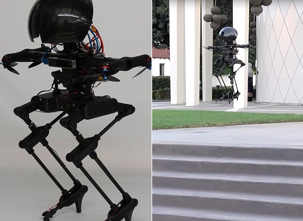Uçan robot geliştirildi: Leo - 3
