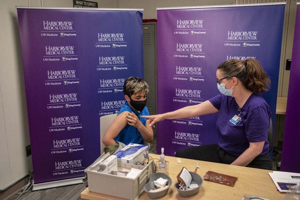 ABD’de 12-15 yaş arası 600 bin çocuk bir doz aşı oldu - 7