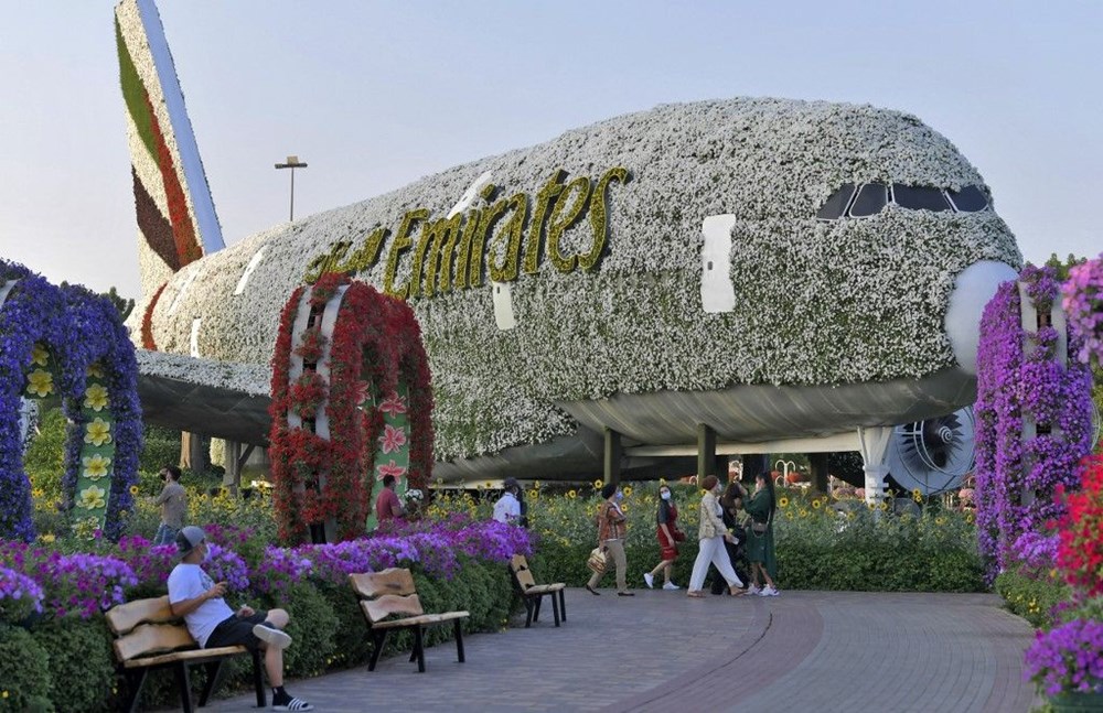 Dünyanın en büyük çiçek bahçesi Dubai'de açıldı - 10