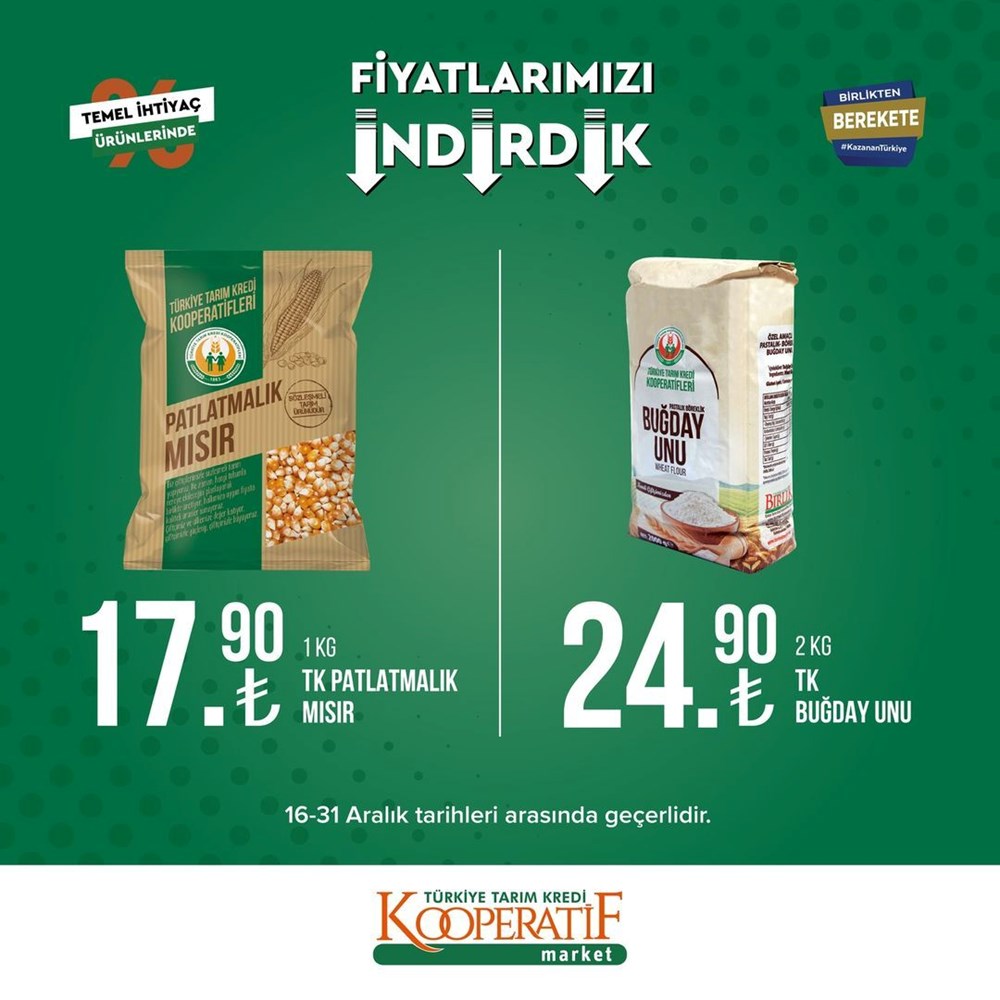 Tarım Kredi Kooperatif Market yeni indirimli ürünler listesini yayınladı (16-31 Aralık güncel indirimli ürünler kataloğu) - 21