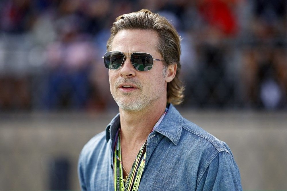 Brad Pitt'ten canlı yayında Formula 1 muhabirine kötü muamele - 8