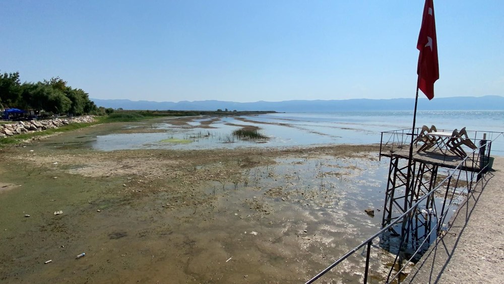 İznik Gölü'nde tedirgin eden çekilme - 4
