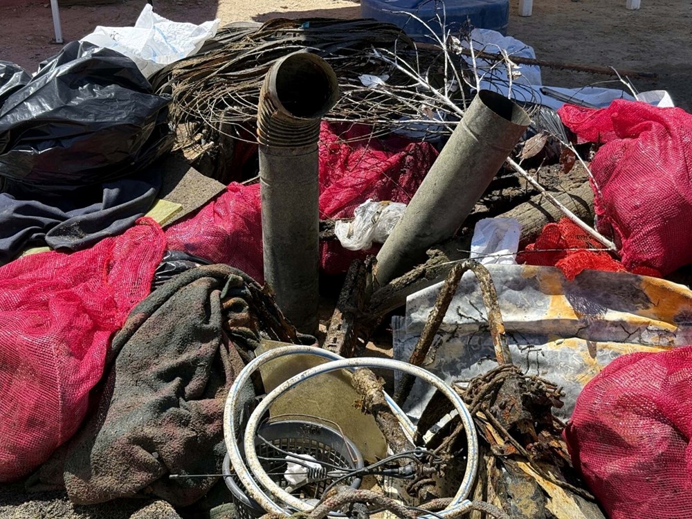 Tarihi antik kentin sularından 2 ton çöp çıktı 74 Qkh2cjH70EKludwDY6lOZg