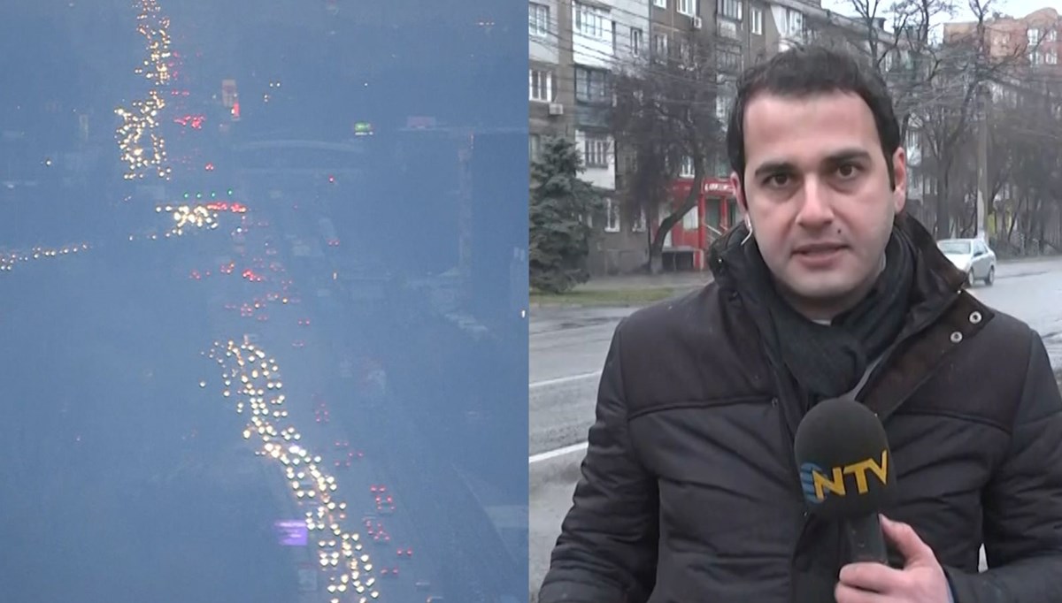 NTV ekibi patlamaların duyulduğu Mariupol’de