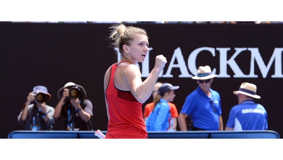 Zorlu mücadeleyi Simona Halep kazandı