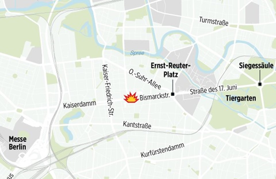 Berlin'de seyir halindeki otomobilde patlama: 1 ölü - 2