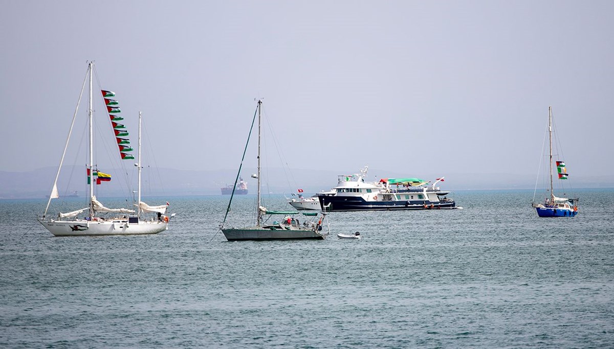 Küresel Sumud Filosu'na dron takibi