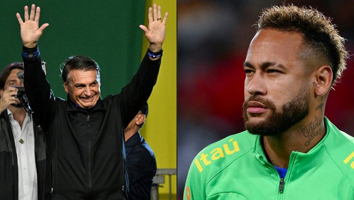 Neymar'dan Bolsonaro'ya destek: Dünya Kupası'ndaki ilk gölümü ona armağan edeceğim
