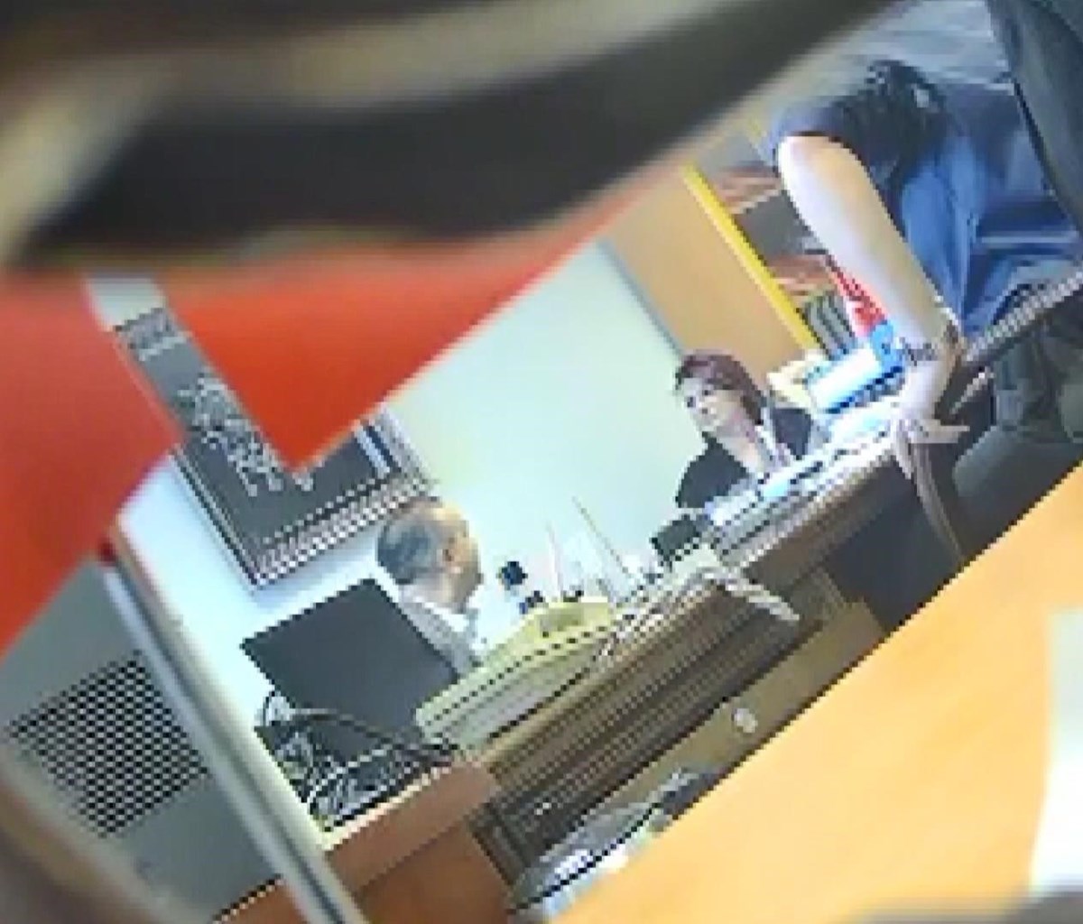 Kendisini müsteşar olarak tanıtan Mustafa Kemal Zengin ve avukat Aylin Arslantatar