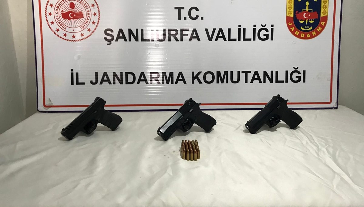 Şanlıurfa'da silah kaçakçılığı operasyonu: 5 gözaltı