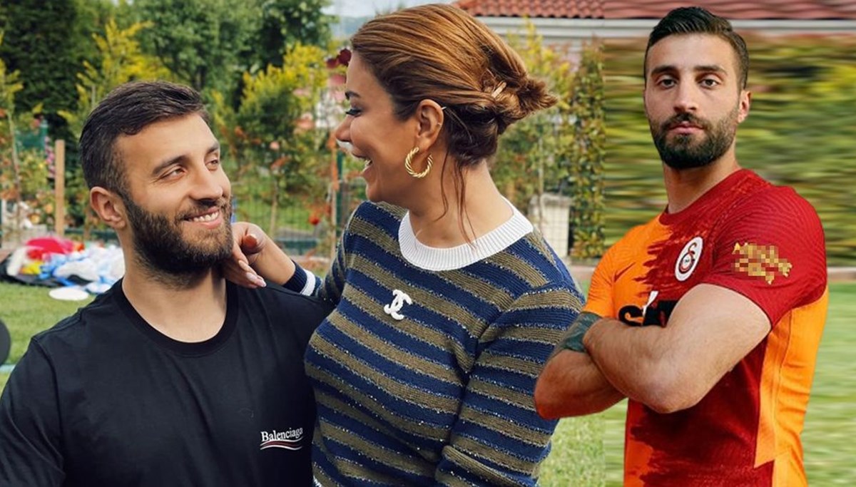 Galatasaraylı Alpaslan Öztürk'ün eşi Ebru Şancı kurayı bildi