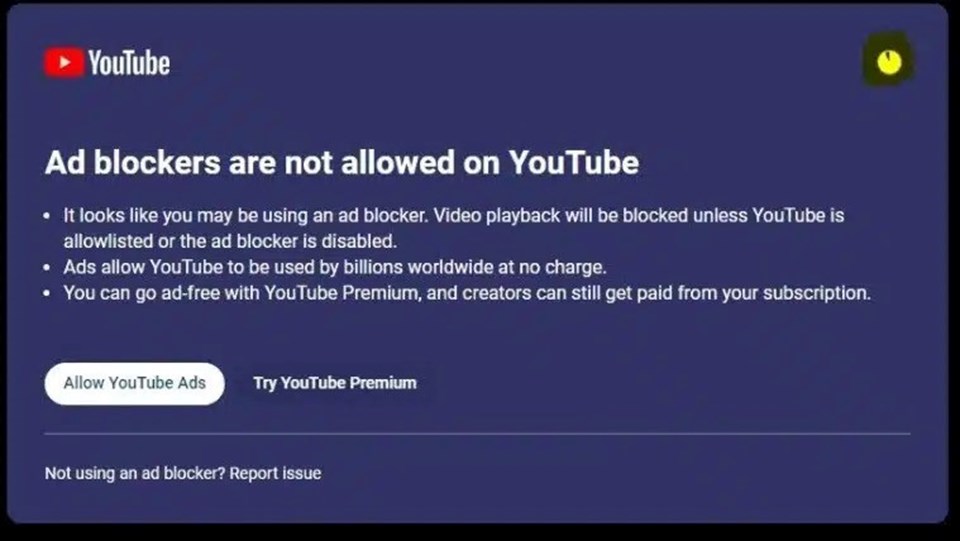Reklam engelleyici kullananlara YouTube'dan kötü haber: Video izlemesi engellenecek - 1
