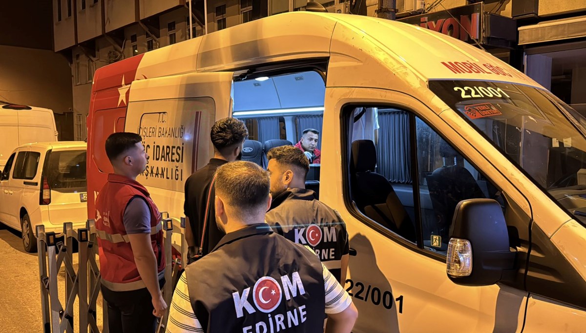 Edirne'de göçmenler yakalandı