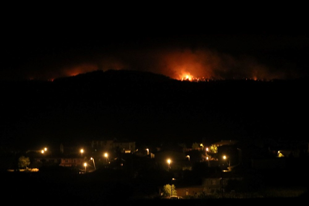 Yunanistan'daki yangın Edirne'nin sınır köylerine dayandı - 5