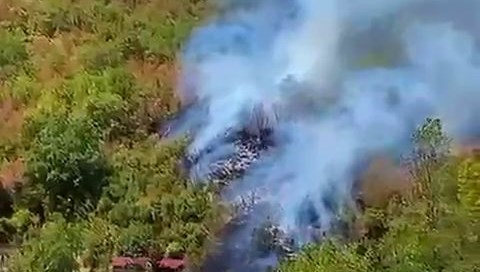 Küre Dağları Milli Parkı'nda orman yangını