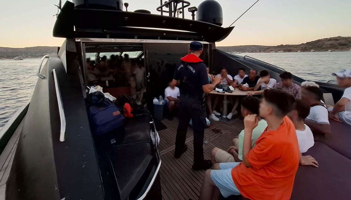 72 göçmen yakalandı