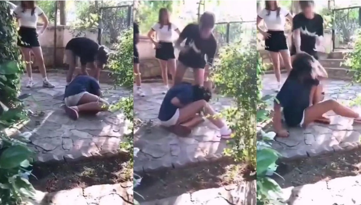 Marmaris'te dehşete düşüren kız kavgası: Öldüresiye dövüp kayda aldılar Marmaris'te dehşete düşüren kız kavgası: Öldüresiye dövüp kayda aldılar