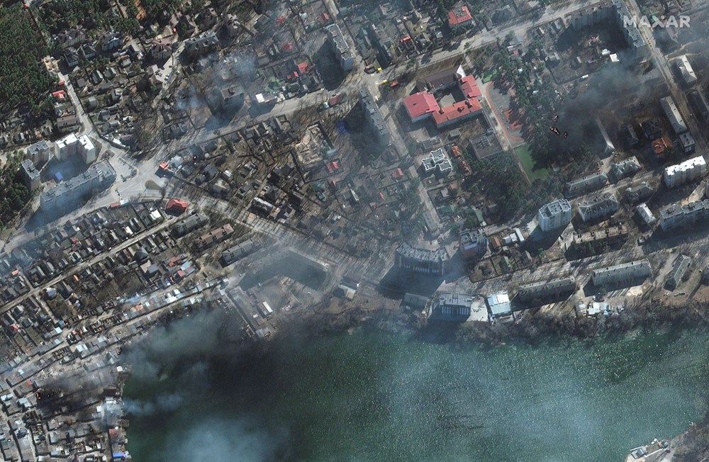 Rusya’nın saldırdığı Ukrayna şehirlerinin uydu görüntüleri
ortaya çıktı - 4