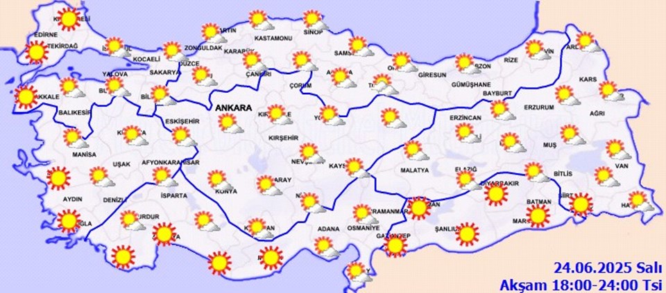 Meteoroloji'den uyarı: Hava sıcaklıkları artacak - 3