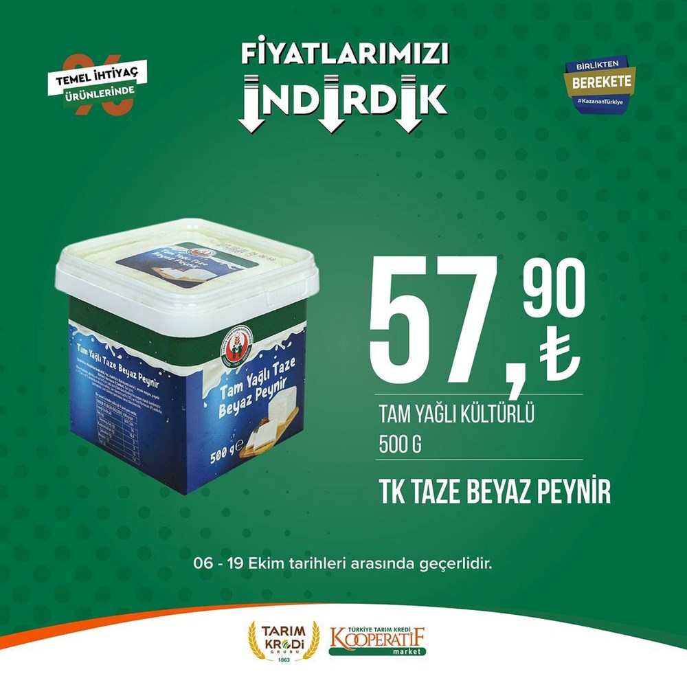 İNDİRİM BUGÜN BAŞLADI! Tarım Kredi Kooperatifi Market İndirim Kataloğu | Siirt Olay Haber Tarım Kredi Kooperatif Market ekim ayına özel yeni indirimli ürünler listesi: Yüzde 50 indirim bugün başlıyor (16 Ekim-2 Kasım 2023 Tarım Kredi Market indirimleri) - 98