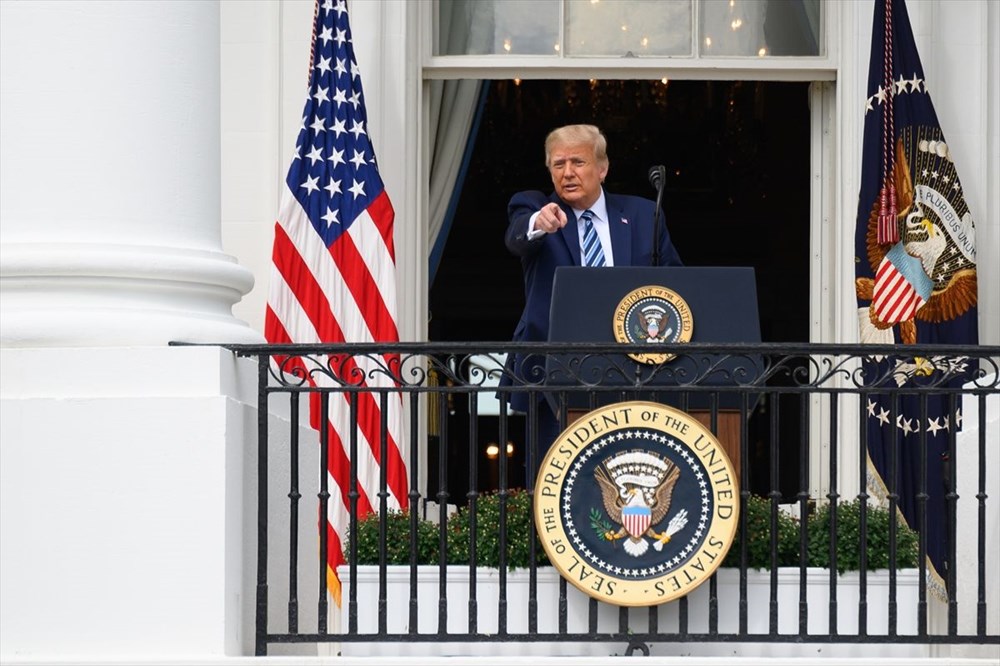 Trump Beyaz Saray’dan halka seslendi - 4