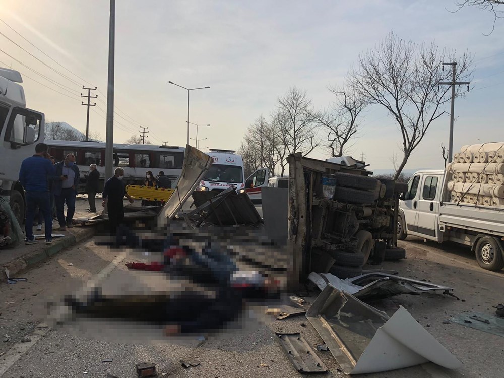 Bursa'da 4 kişinin öldüğü TIR faciasındaki şoför: Çarpmaya engel olamadım - 6