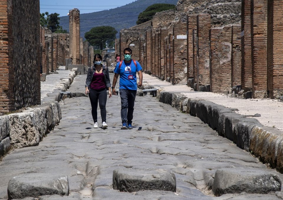 Pompeii Antik Kenti salgın sonrası yeniden açıldı - 1