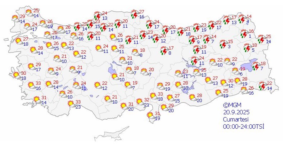 Dikkat! Sıcaklık düşüyor, üç gün sürecek yağmur geliyor: İstanbul da listede - 5