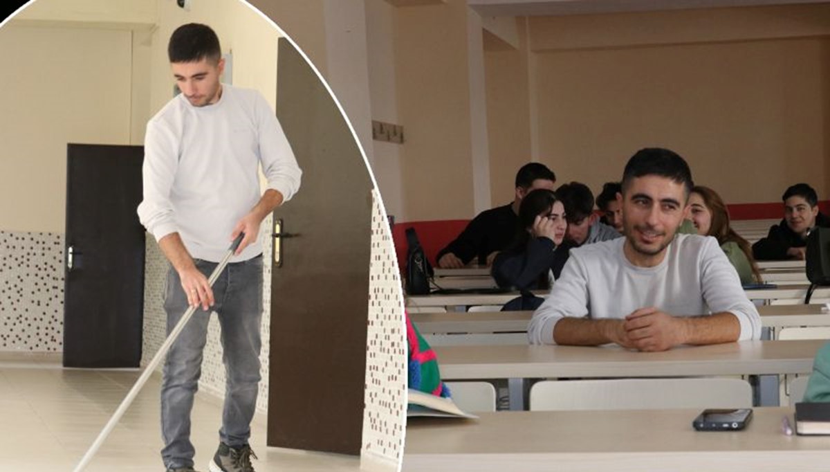 Bir elinde kalem bir elinde paspas! Temizlik görevlisi olarak çalıştığı üniversitede okumaya başladı Bir elinde kalem bir elinde paspas! Temizlik görevlisi olarak çalıştığı üniversitede okumaya başladı
