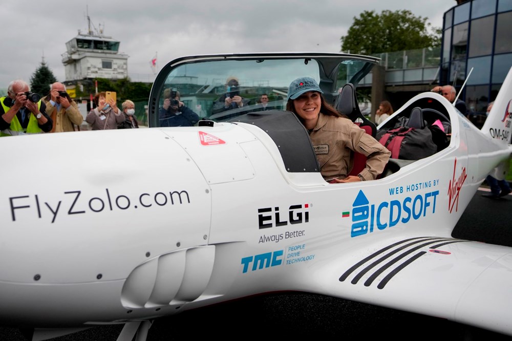 Dünyayı tek başına dolaşan en genç kadın pilot iki rekor kırdı: Kız çocuklarına örnek olmak istiyorum - 7