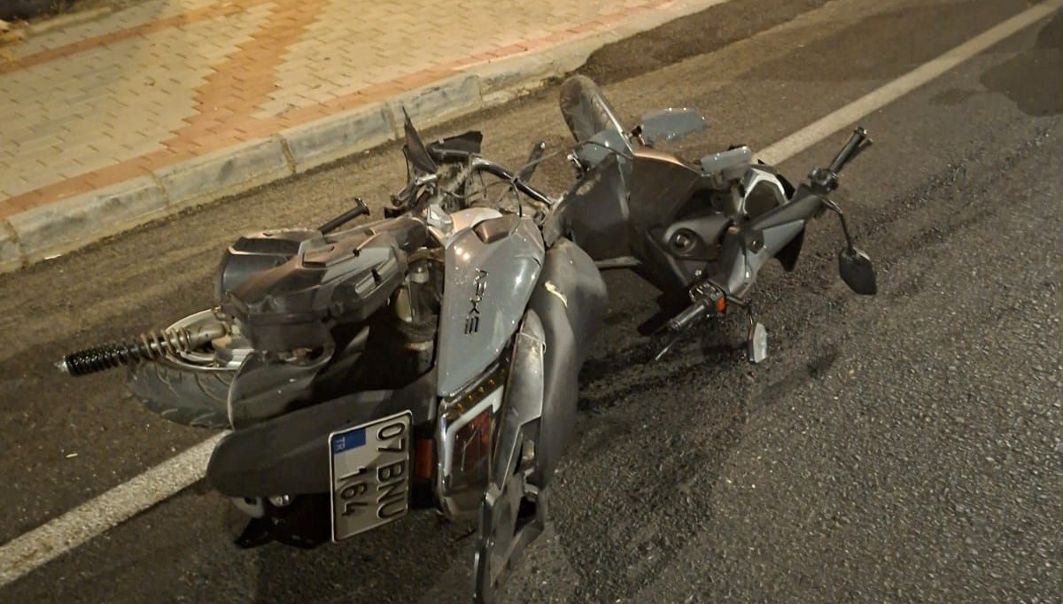 Alanya'da feci kaza: Motosiklet sürücüsü öldü