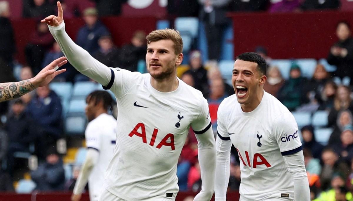 Tottenham, Aston Villa'yı deplasmanda farklı yendi Tottenham, Aston Villa'yı deplasmanda farklı yendi