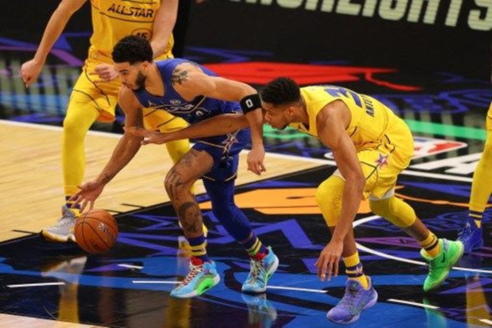 NBA All Star 2021'de LeBron'un takımı Durant'ın takımını yendi - 7