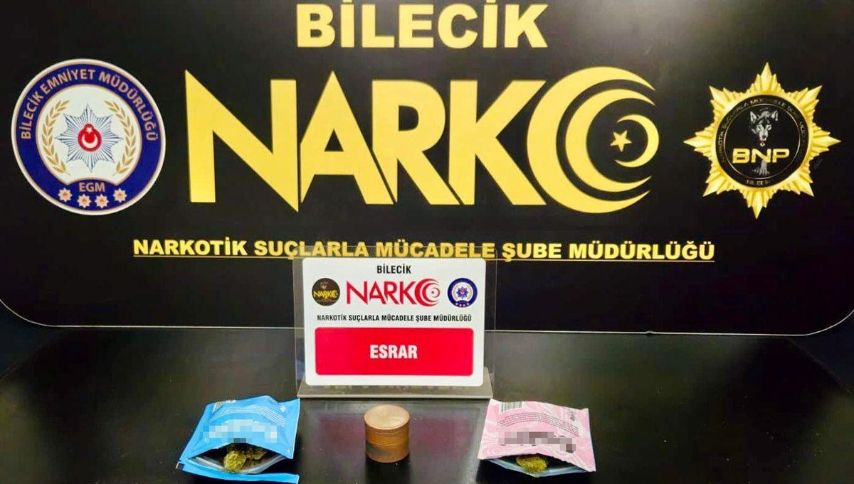Bilecik'te uyuşturucu operasyonu
