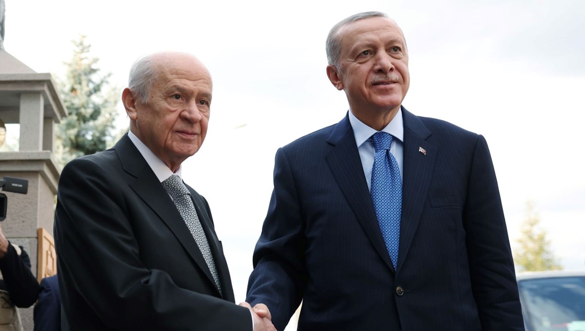 Cumhurbaşkanı Erdoğan'dan Bahçeli'ye ziyaret