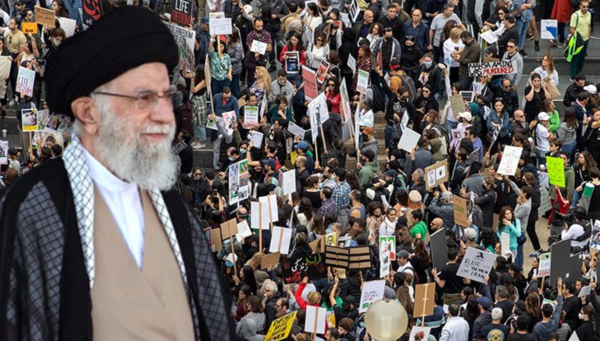 Hamaney protestolar için ABD ve İsrail'i suçladı