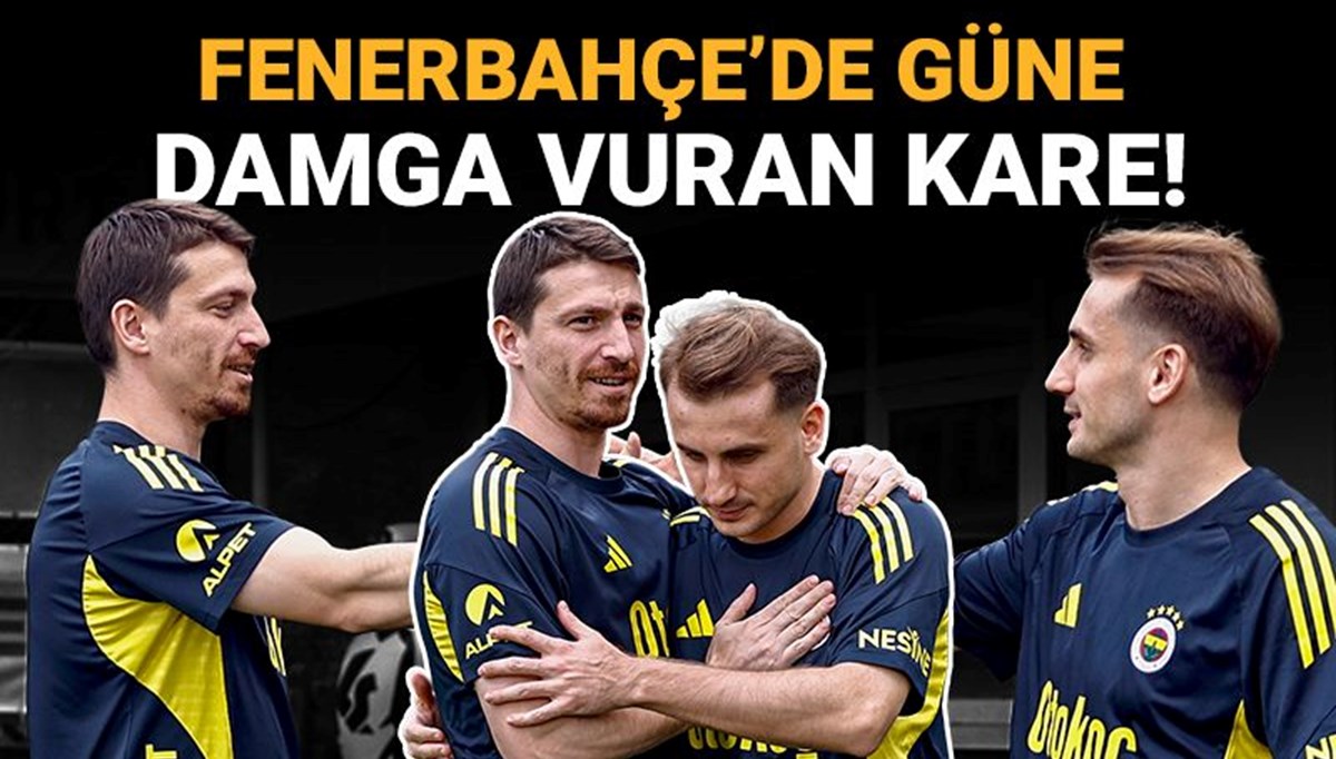 Fenerbahçe antrenmanına damga vuran kare