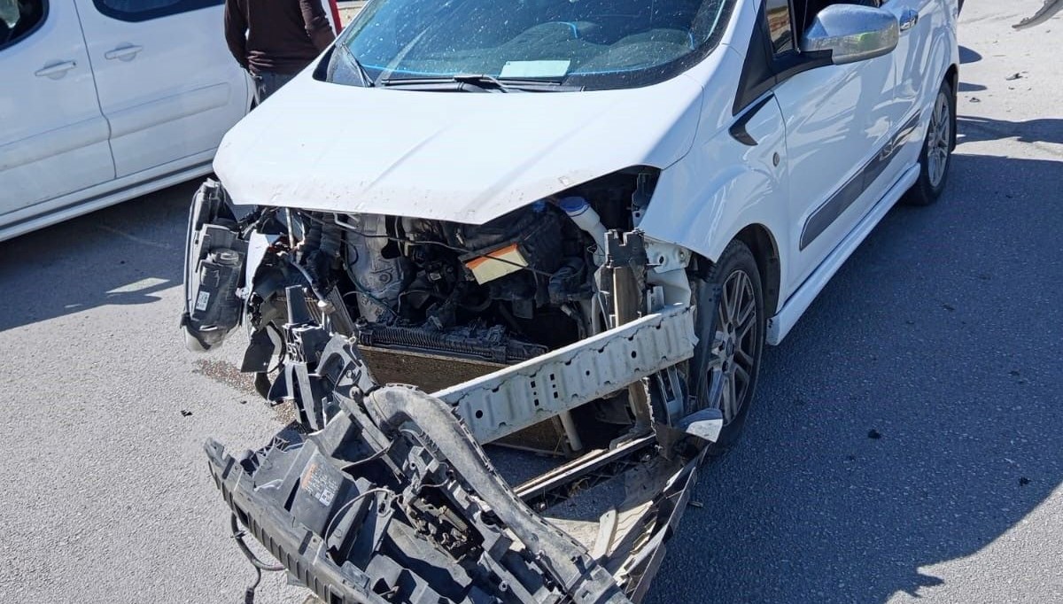 Van Erciş'te trafik kazası
