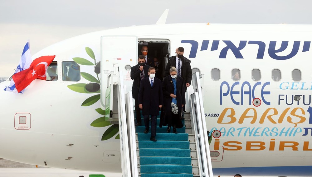 İsrail Cumhurbaşkanı Isaac Herzog Ankara'ya geldi - 13