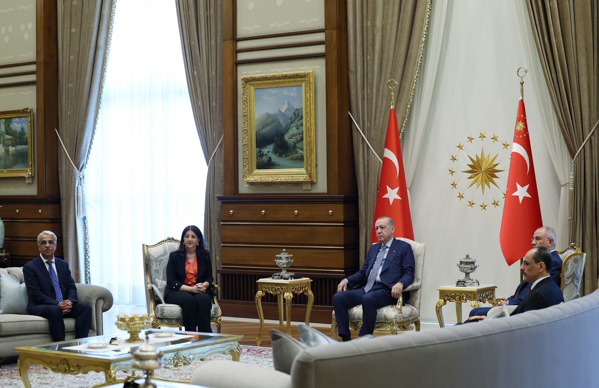 Cumhurbaşkanı Recep Tayyip Erdoğan, DEM Parti İmralı Heyeti ile biraraya geldi