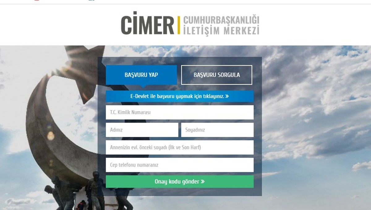 CİMER'e 2021'de 6 milyon 100 bin vatandaş başvurdu