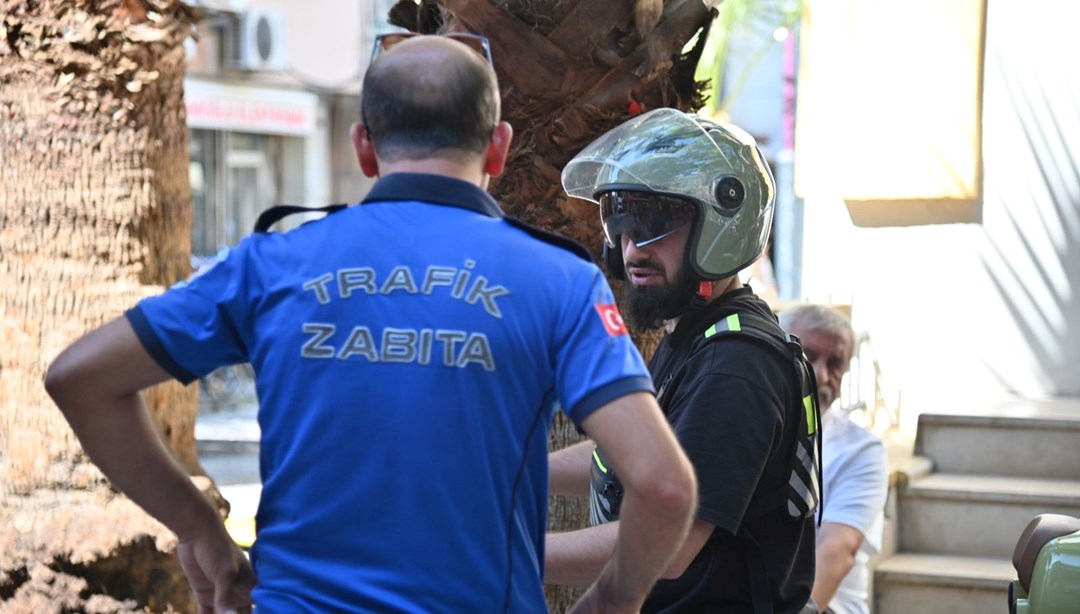 Manisa’da yaya yollarında motosiklet denetim