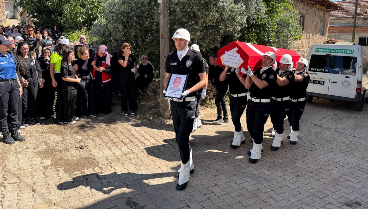 Kazada yaşamını yitiren polise veda