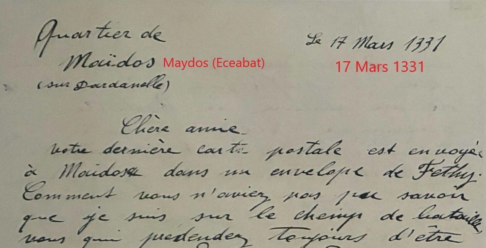 Atatürk'ün 18 Mart'tan önce yazdığı mektup ortaya çıktı - 1