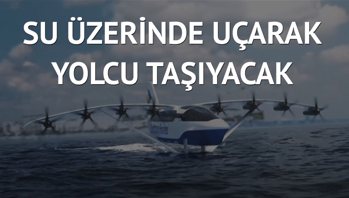 ABD’de geliştirilen uçan deniz aracı 12 yolcu taşıyabiliyor