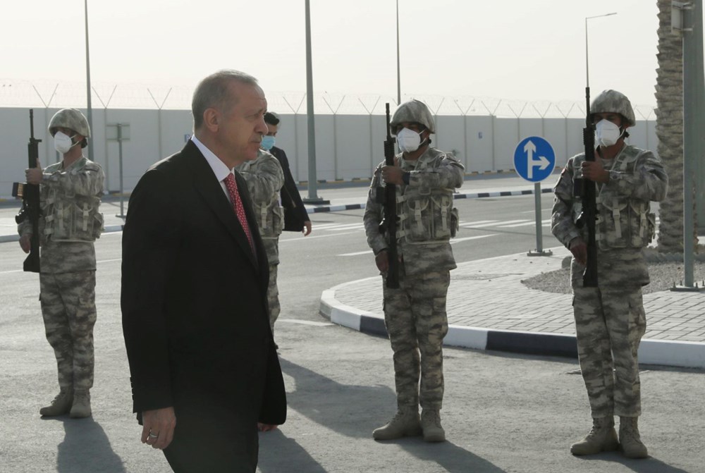 Cumhurbaşkanı Erdoğan'dan Katar'daki Türk birliğine ziyaret - 7