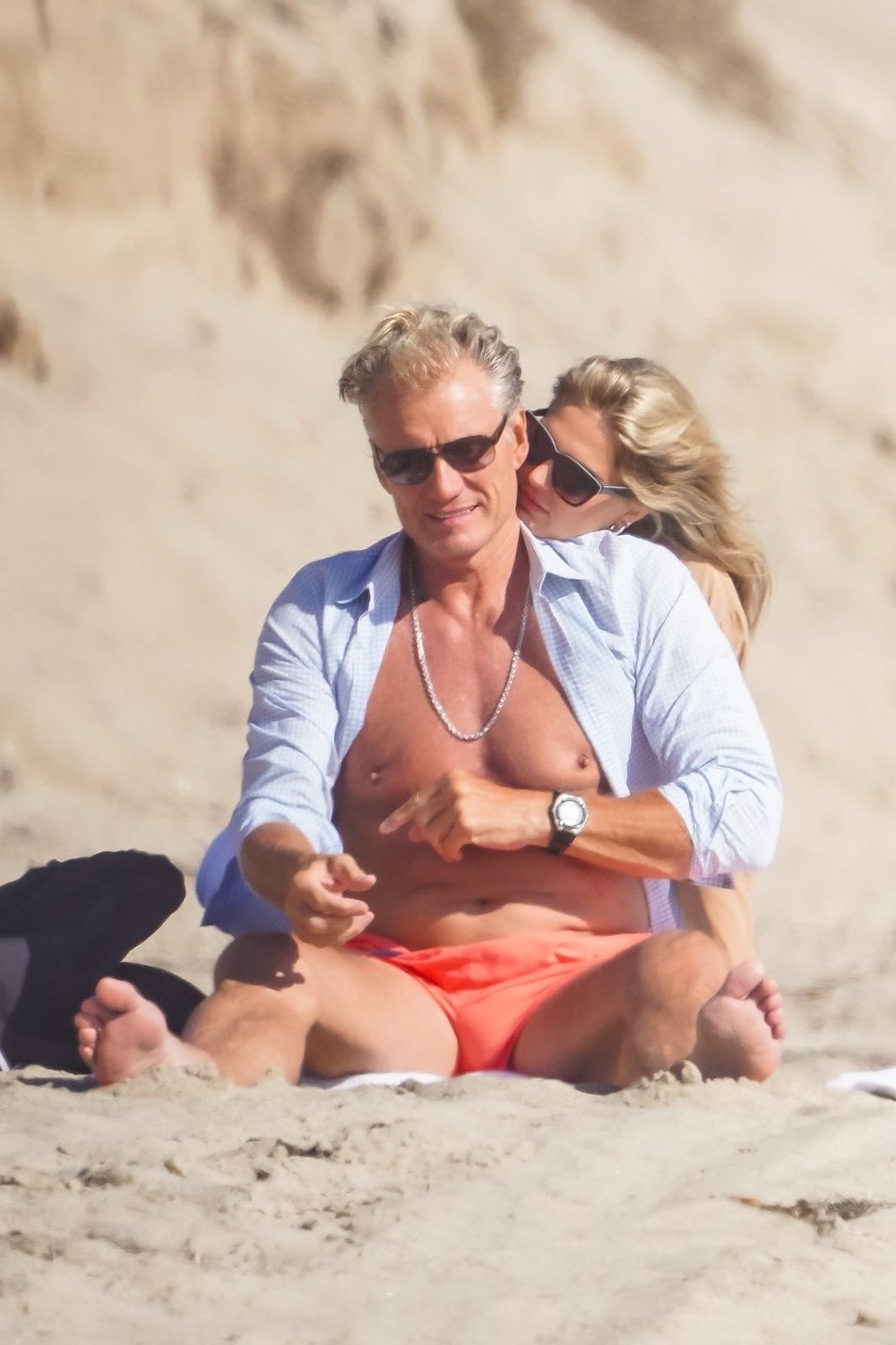 Rocky filminin yıldızı Dolph Lundgren 38 yaş küçük nişanlısıyla tatilde - 3