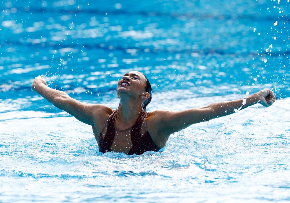 Su sporları şampiyonasında bayılan ABD'li yüzücü Anita Alvarez ölümden döndü - 1