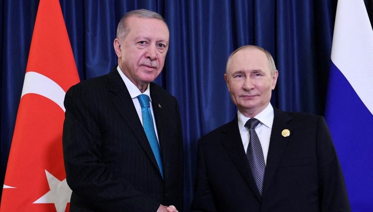 Cumhurbaşkanı Erdoğan, Rus lider Putin ile görüştü Cumhurbaşkanı Erdoğan, Rus lider Putin ile görüştü