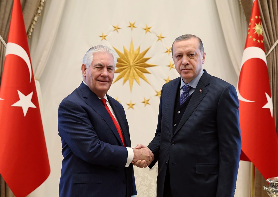 Erdoğan-Tillerson görüşmesinde terörle mücadelede kararlılık vurgusu - 1